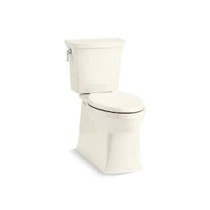 Corbelle 12 in. Rough In 2-Piece 1.28 GPF Single Flush Elongated Toilet in Biscuit Seat Not Included