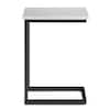 Simpli Home Skyler Industrial 18 in. Wide Metal C Side Table with