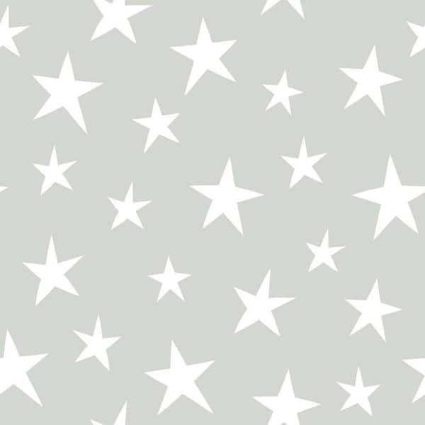 NuWallpaper Grey Stardust Grey Wallpaper Sample