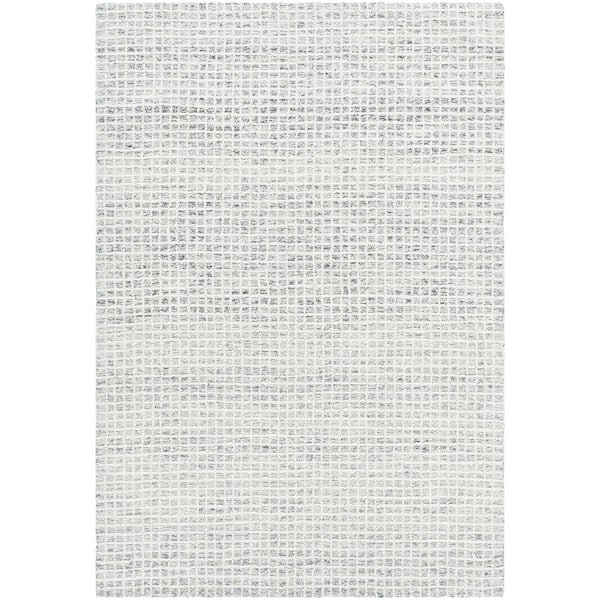 Vivir Andreas Light Gray Modern 9 ft. x 12 ft. Indoor Area Rug