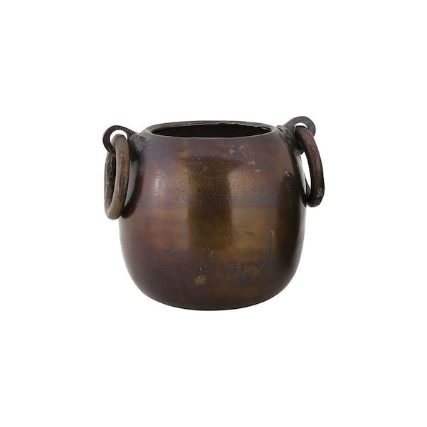 Renwil Tormund 8.4 in. H Decorative Vase in Vintage Brass