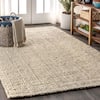 JONATHAN Y Pata Chunky Light Ivory 8 ft. x 10 ft. Area Rug NRF102B-8 ...