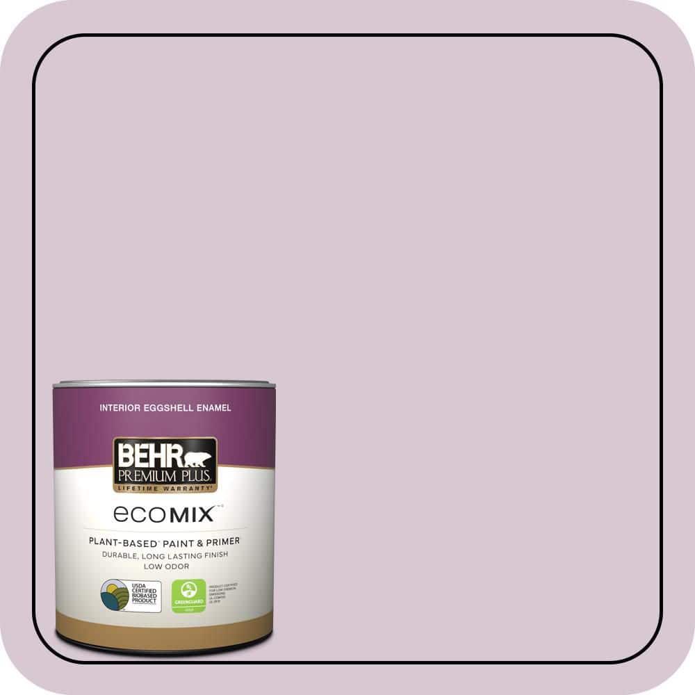 1 qt. #S110-2 Orchid Haze Eggshell Enamel EcoMix Plant-Based Interior Paint & Primer price history on PriceWatchPro