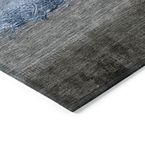 Chantille Machine Washable Indoor/Outdoor Abstract ACN1883 Sky 5 ft. x 7 ft. 6 in. Accent Rug