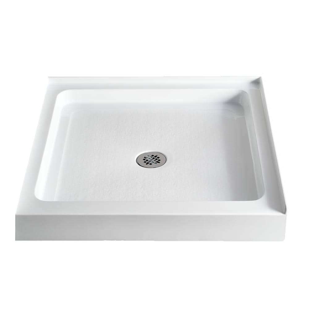 nabe　36サイズ NTQ 36 in. x 36 in. Acrylic Double Threshold Corner Floor