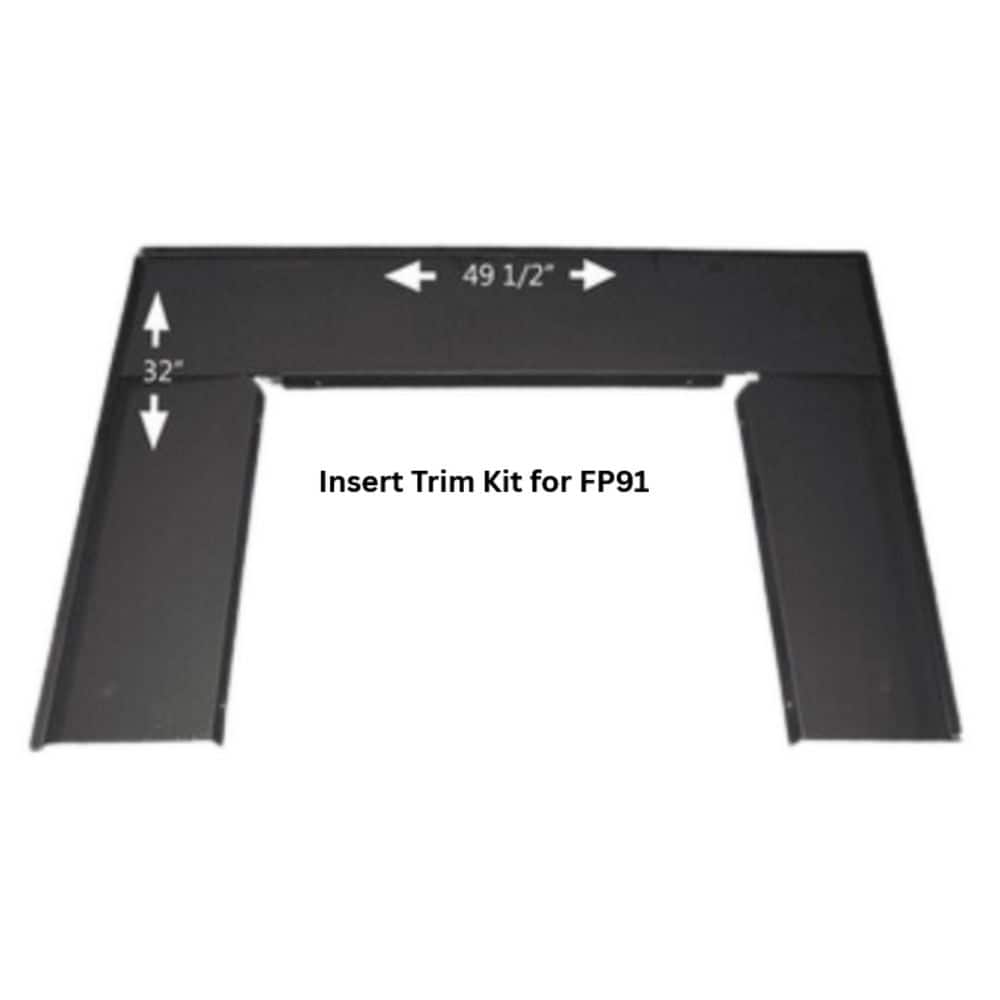 Black Standard Insert Trim Kit Allows the installation of the Model 91 as an insert into most existing fireplace. price history on PriceWatchPro