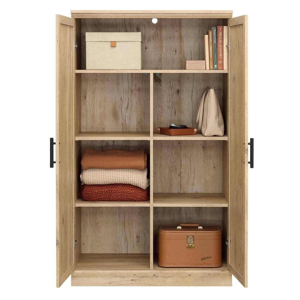 Aspen Post Prime Oak 2-Door Storage Cabinet with Adjustable Shelves