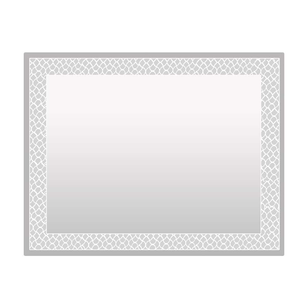 36 in. W x 28 in. H Rectangular Frameless Wall Mounted Bathroom Vanity Mirr