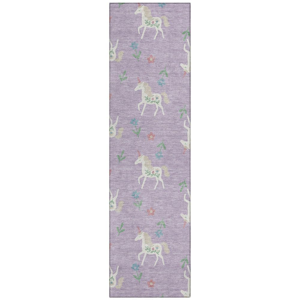 Chantille Machine Washable Indoor/Outdoor Abstract ACN2657 Lavender 2 ft. x 7 ft. Runner Rug price history on PriceWatchPro