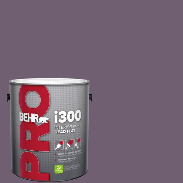 BEHR PRO 1 gal. #S100-6 Blackberry Jam Dead Flat Interior Paint