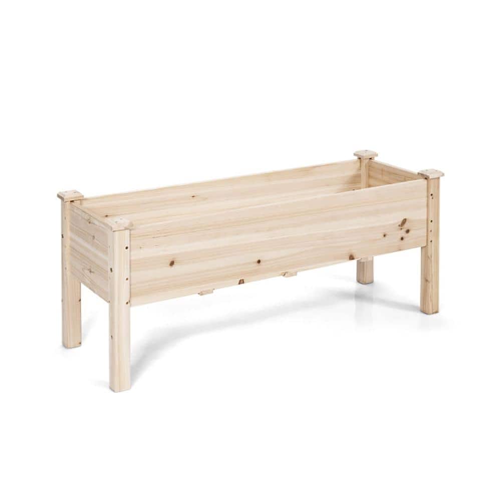 Wooden Elevated Raised Garden Bed For Outdoor Vegetable, Flower And Herb Growth price history on PriceWatchPro