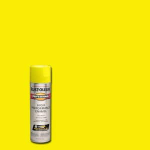 15 oz. High Performance Enamel Gloss Safety Yellow Spray Paint (6-Pack)