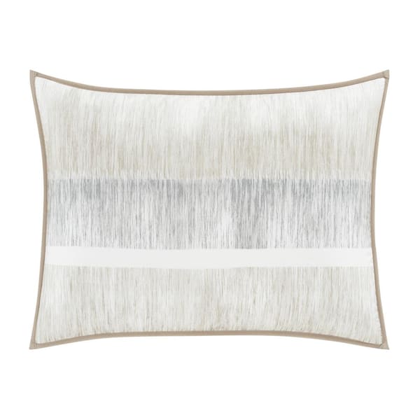 Unbranded Vernon Grey Cotton Standard Sham
