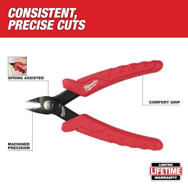 5 in. Mini Flush Cutting Pliers with Comfort Grip