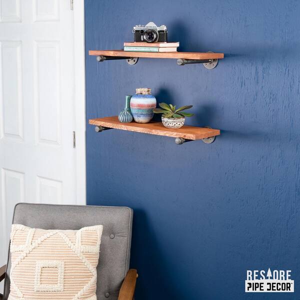 PIPE DECOR 24 in. x 7.5 in. x 6.75 in. Sunset Cedar Restore Wood