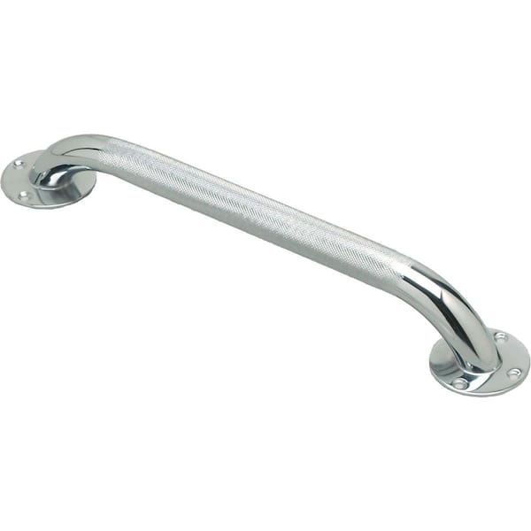 Medline 16 in. knurled chrome grab bar