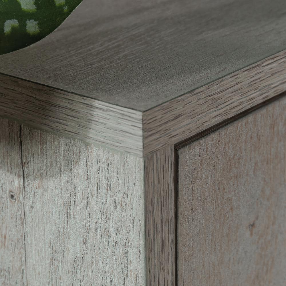 Mystic Oak Gray Bathroom Storage Cabinet with Adjustable Shelving
