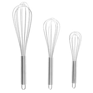 Stainless Steel Wire Whisk (Set of 3)