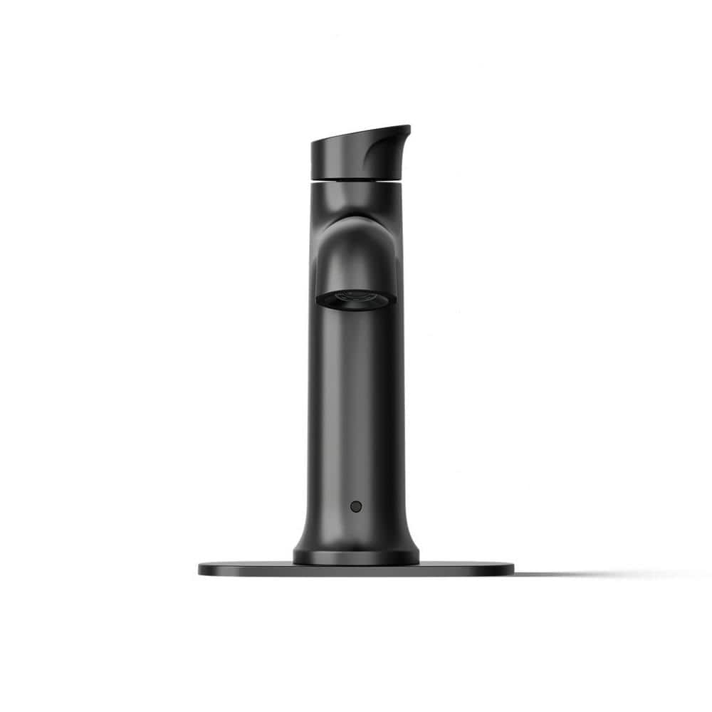 Matte Black Touchless Single Hole Bathroom Faucet
