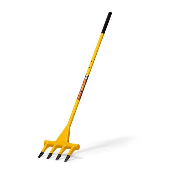 56 in. 4-Tine Demolition Fork Wrecking Bar