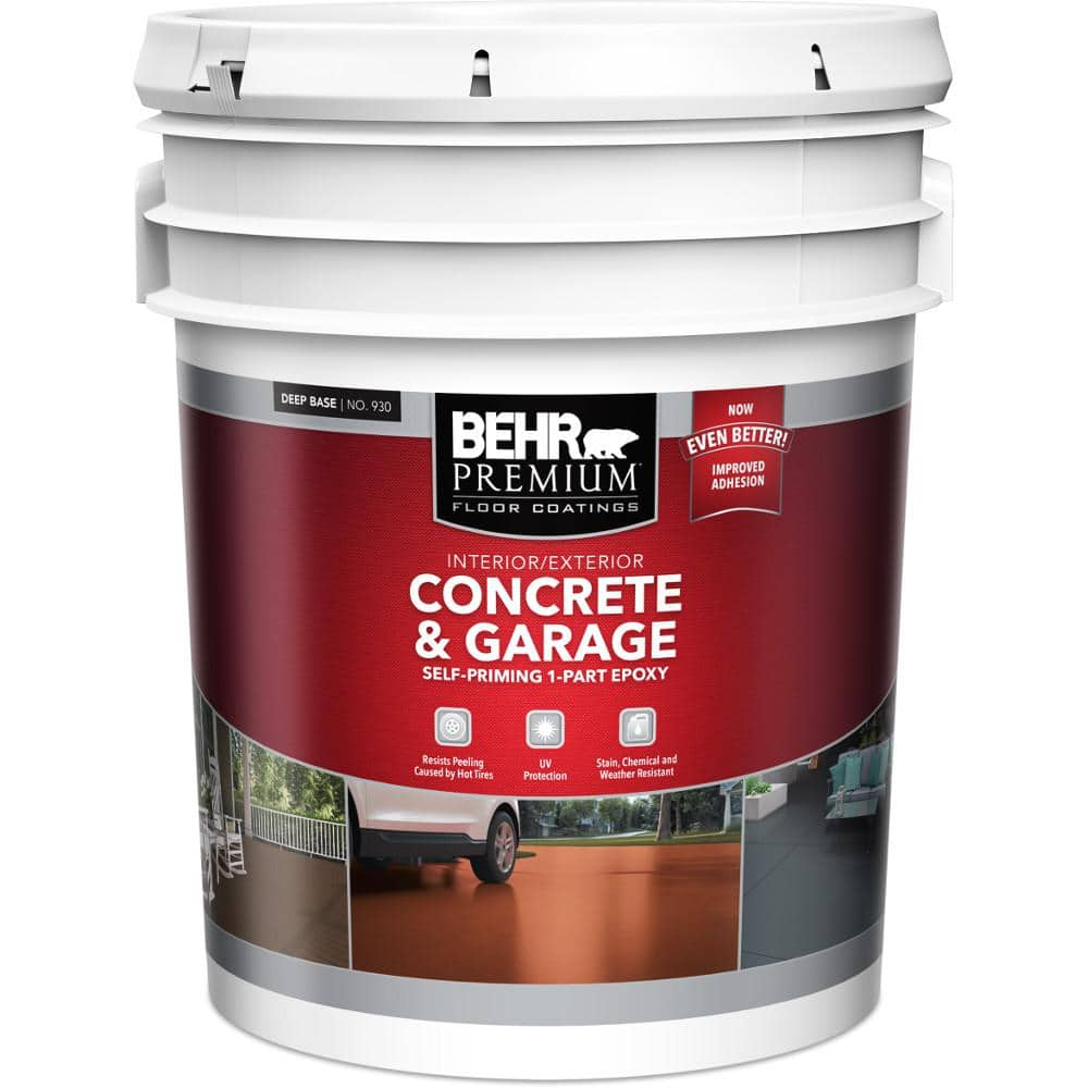 BEHR PREMIUM 5 gal. Deep Base Self-Priming 1 Part Epoxy Interior ...