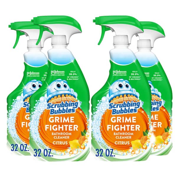 32 fl. oz. Citrus Bathroom Grime Fighter Toilet Bowl Cleaner (4 Pack)