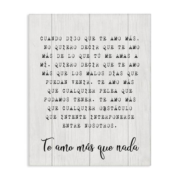 Stupell Industries Love without Limits by Lil' Rue Gallery Wrapped Unframed Typography Graphic Art Print 40 in. x 30 in.