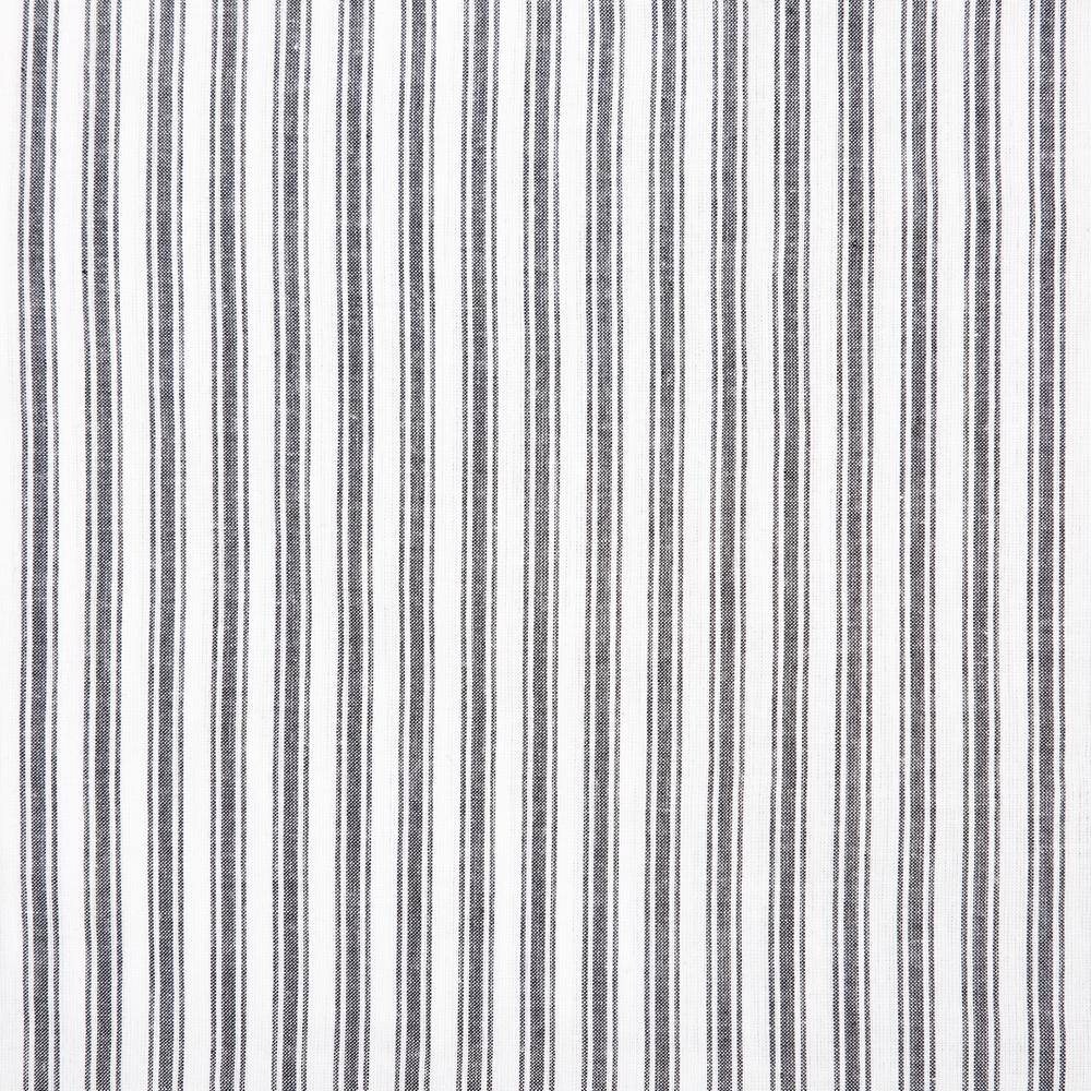 Sawyer Mill Black and White Cotton Euro Sham with Ruffle Edging
