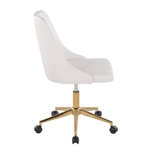 Homeworker Ergonomic Chair with Armrests & Hard Floor Castors