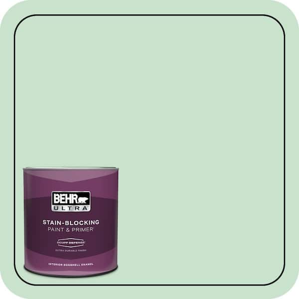 BEHR ULTRA 1 qt. #M410-2 Wishful Green Extra Durable Eggshell Enamel Interior Paint & Primer