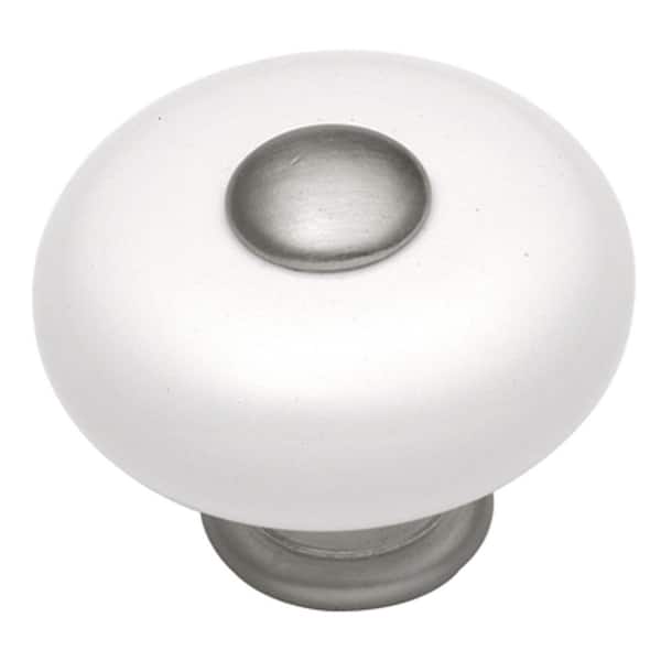 HICKORY HARDWARE Tranquility 1-1/4 in. Satin Nickel Cabinet Knob
