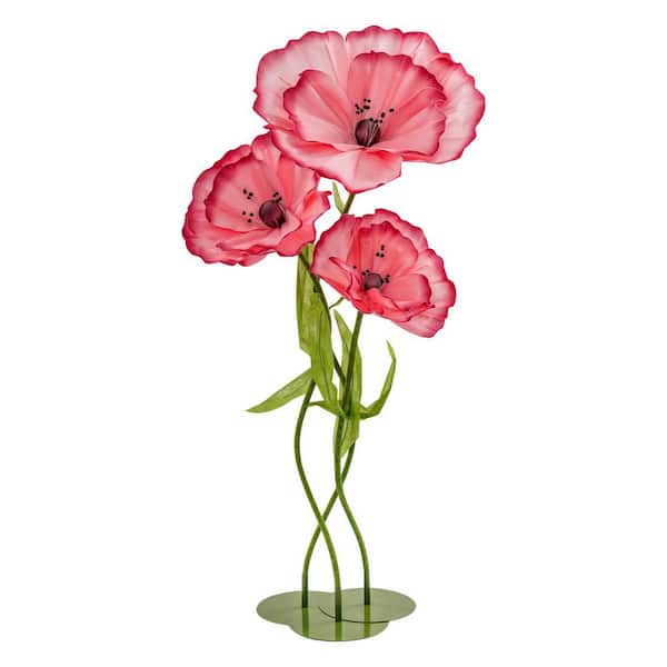 55 in. H, 47 in. H, 39 in. H Red Wedding Birthday Party Banquet Background Artificial Flower Arrangements