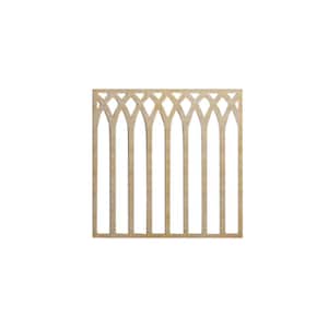 11-3/8 in. x 11-3/8 in. x 1/4 in. Birch Small Cedar Park Decorative Fretwork Wood Wall Panels (50-Pack)