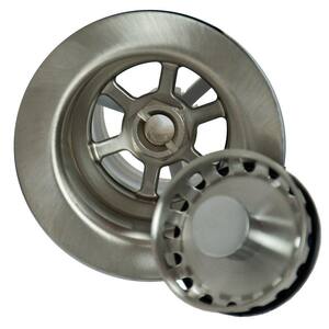4.5 in. Bar Sink Strainer in Brushed Stainless