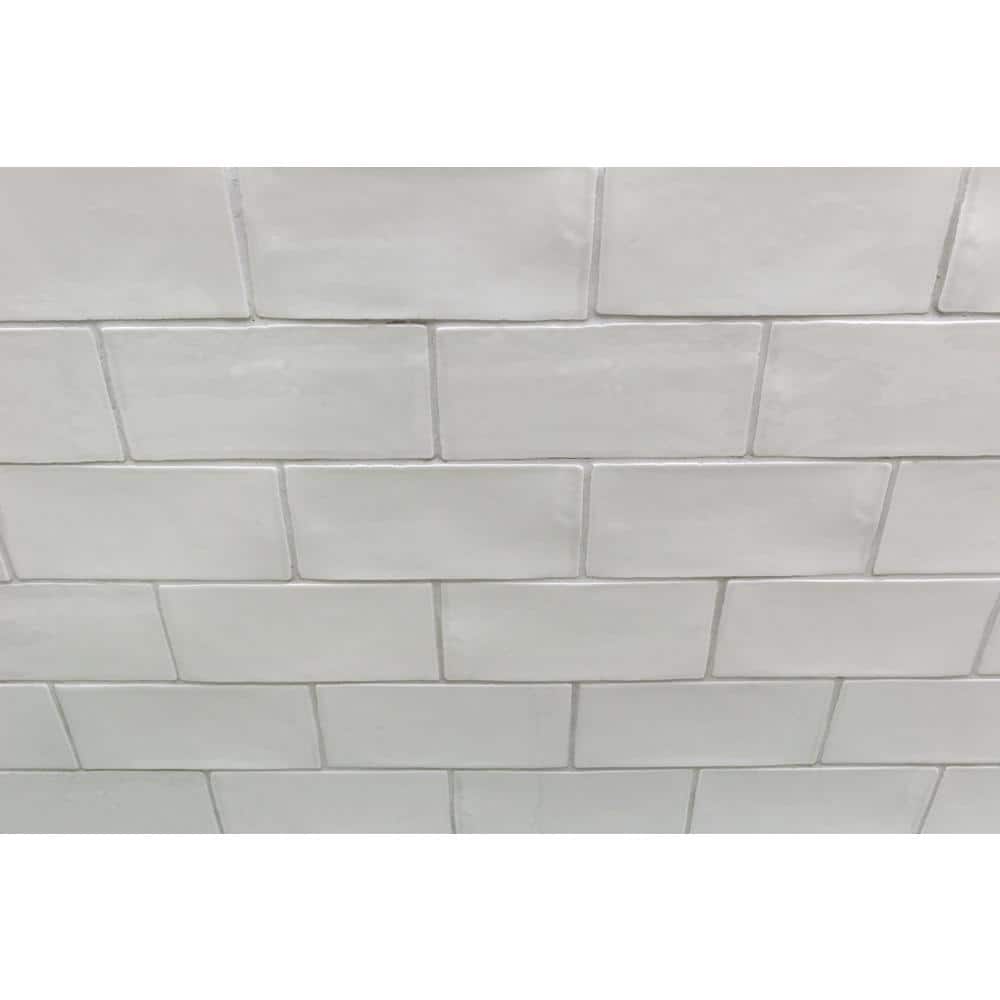 Catalina Gris 3x6 Polished Ceramic Subway Wall Tile