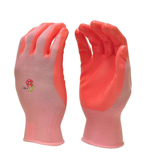 6-Pack Large Women'S Assorted Colors Garden Gloves 