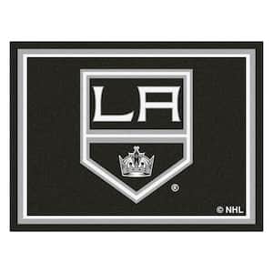 NHL Los Angeles Kings Black 8 ft. x 10 ft. Indoor Area Rug