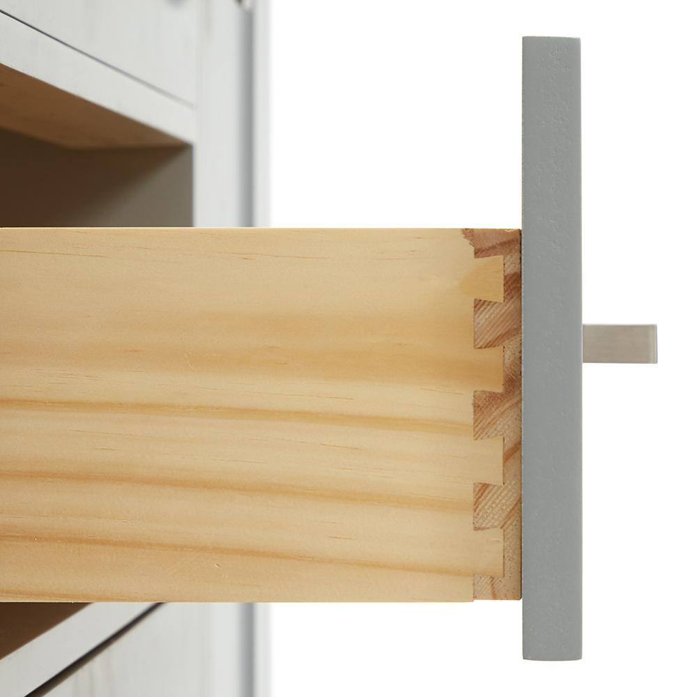 Bristol 60" Gray Single Freestanding Vanity Cabinet