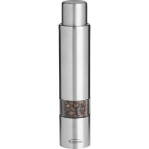 6 in. 1-Hand Thumb Stainless Steel Pepper Mill