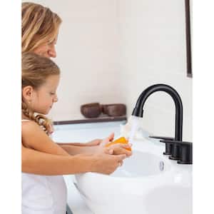 8 in. Widespread Bathroom Sink Faucet with 2-Handles in Oil Rubbed Bronze