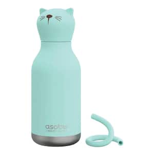 Bestie Bottle 16 oz. Blue Kitty Stainless Steel Insulated Water Bottle