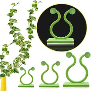 Plant Climbing Wall Clips, Invisible Plant Clips for Climbing Plants, Adhesive Plant Clips for Potluck (110-Piecses)