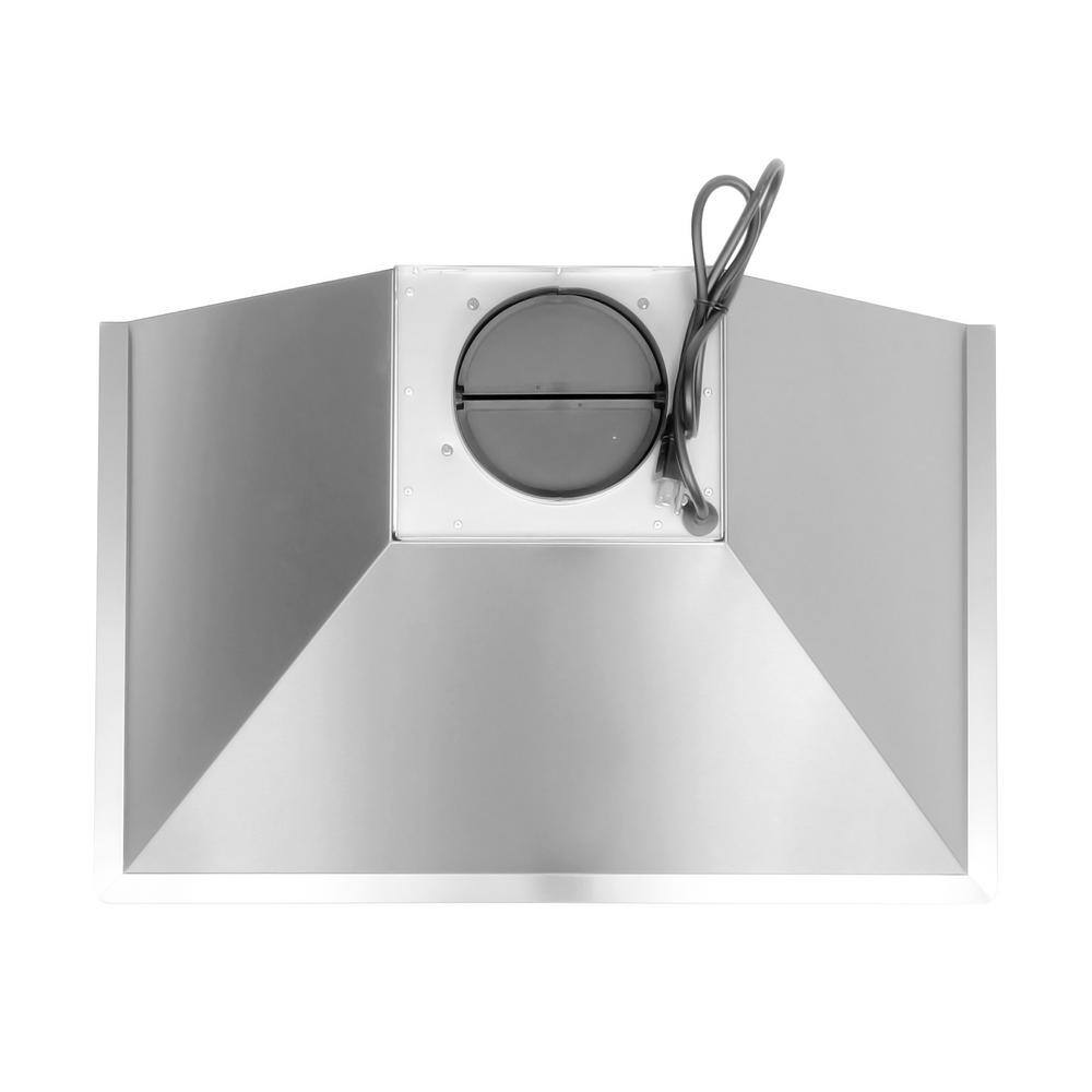 30-Inch Stainless Steel Wall-Mount Convertible Range Hood
