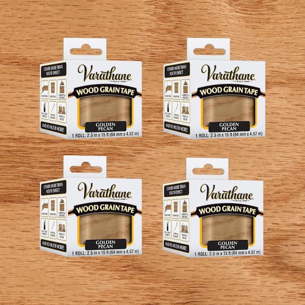 1 Roll Wood Grain Tape Golden Pecan Case of 4)