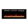 Dimplex Sierra 48 in. Wall/Built-in Linear Electric Fireplace in Black  SIL48 - The Home Depot