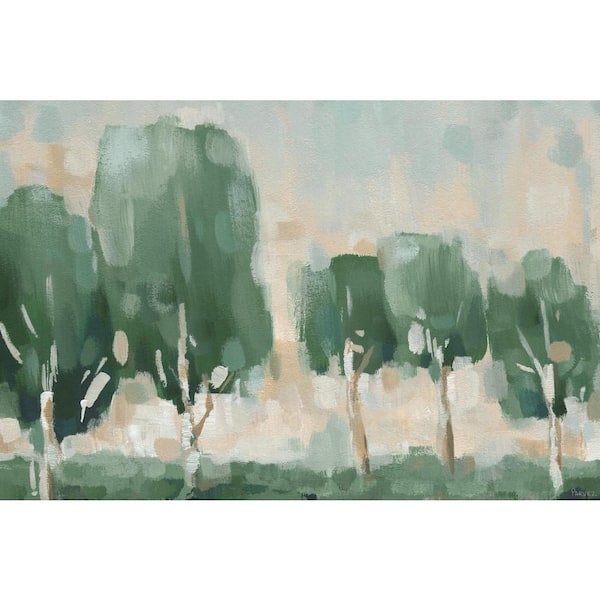 Unbranded "Woodland Scenery" by Parvez Taj Unframed Canvas Nature Art Print 8 in. x 12 in. .