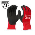 XX-Large Red Latex Level 1 Cut Resistant Insulated Winter Dipped Work Gloves