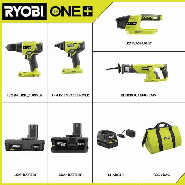 ryobi 18 volt battery home depot