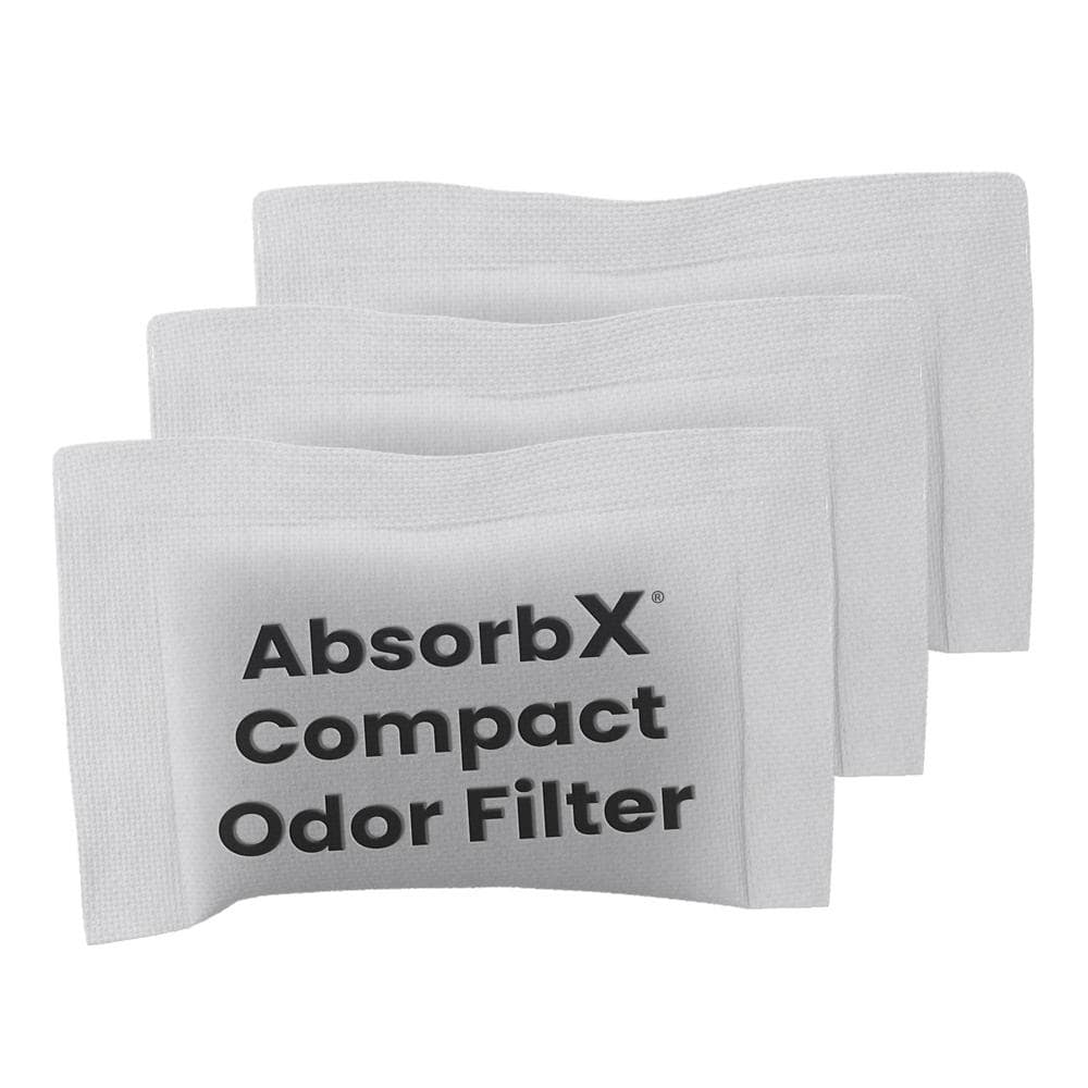 AbsorbX Compact Odor Filters 3-Pack Eliminate Trash Odors, for Use with Trash Can Bins with Compact Filter Compartment price history on PriceWatchPro