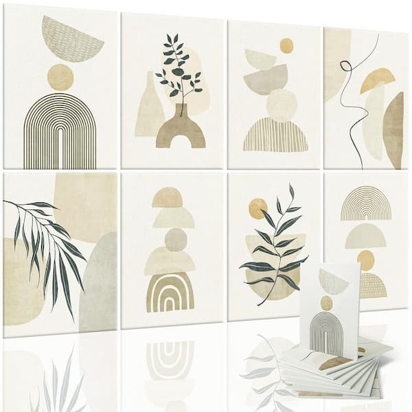 48 in. x 32 in. Art3d Acoustic Wall Panels Sound Absorbing Decorative Panels for Living Room, Bedroom, Kitchen (8-Pack)